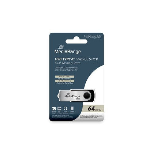 PENDRIVE 64GB USB 3.2 MEDIARANGE HIGH P.