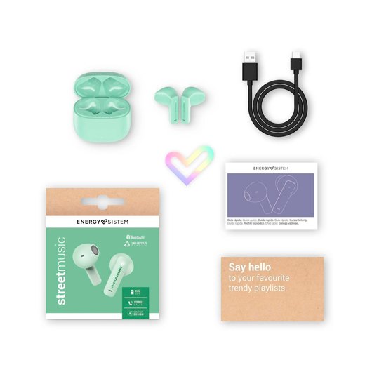 AURICULARES ENERGY SISTEM STREETMUSIC TWS MINT