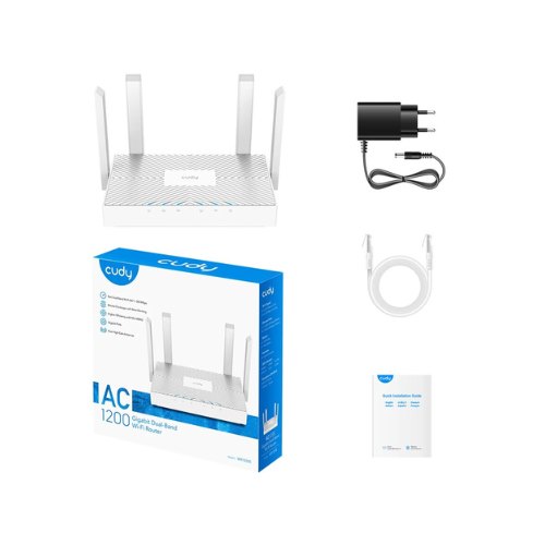 WIRELESS ROUTER CUDY WR1300E AC1200 GIGABIT