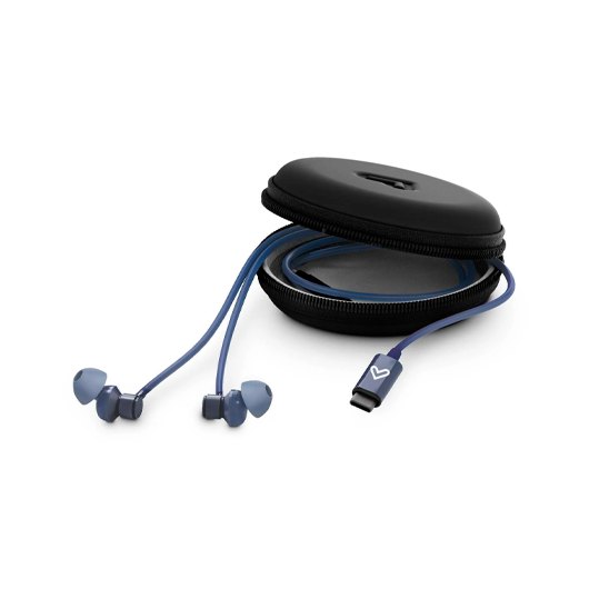 AURICULARES ENERGY SISTEM TIPO C METALLIZED BLUE