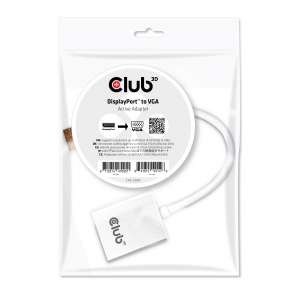 ADAPTADOR ACTIVO CLUB3D  DP A VGA WHITE
