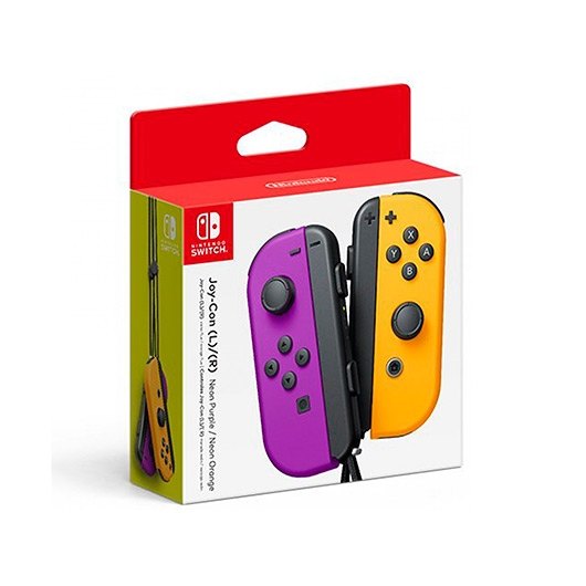 GAMEPAD NINTENDO SWITCH JOY-CON MORADO/NARANJA