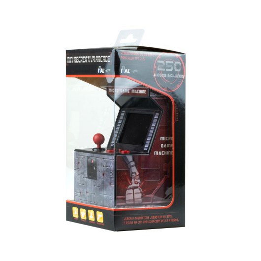 CONSOLA RETRO ITAL MINI ARCADE 250 RED