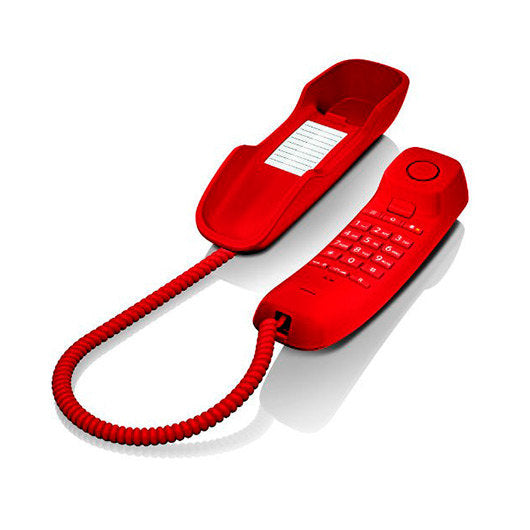 TELÉFONO FIJO GIGASET DA210 ROJO