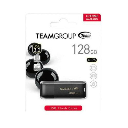 PENDRIVE 128GB TEAMGROUP C175 USB 3.2 NEGRO