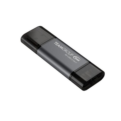 PENDRIVE 128GB TEAMGROUP X1 USB-A/USB-C GRIS