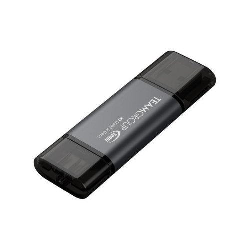 PENDRIVE 128GB TEAMGROUP X1 USB-A/USB-C GRIS