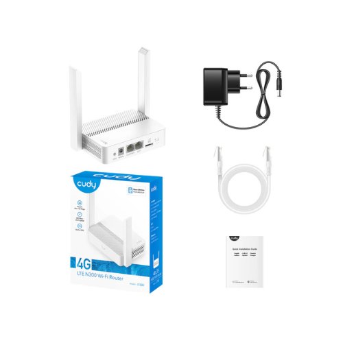 WIRELESS ROUTER N300 CUDY LT300 4G LTE