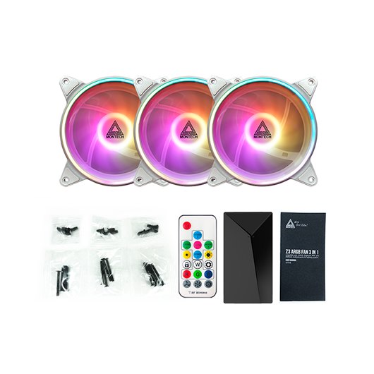 VENTILADOR 120X120 MONTECH AX120 PWM WHITE 3 IN 1