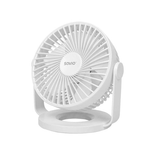 VENTILADOR ESCRITORIO USB SAVIO AD-01 WHITE