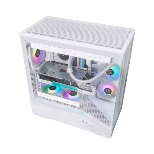 TORRE ATX LIAN LI V100 WHITE 4 VENT ARGB / MAX CPU COOL 180