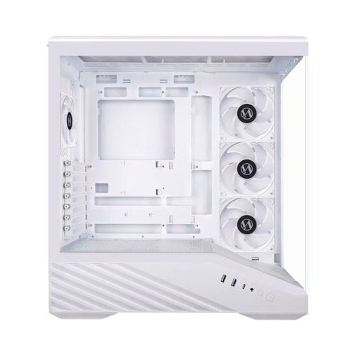 TORRE ATX LIAN LI V100 WHITE 4 VENT ARGB / MAX CPU COOL 180