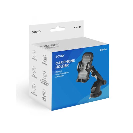 SOPORTE COCHE SAVIO BLACK CH-04