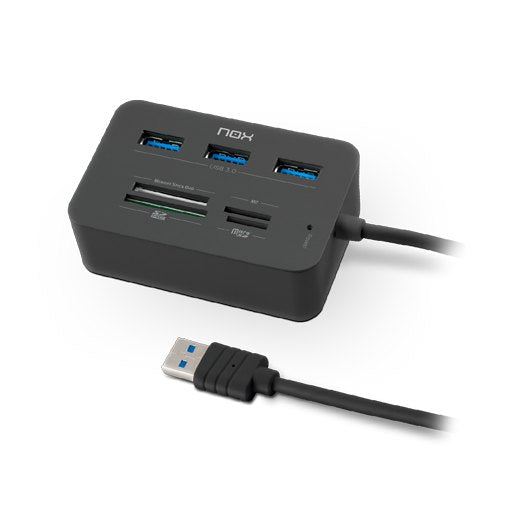 LECTOR DE TARJETAS + HUB USB 3.0 NOX READER ONE