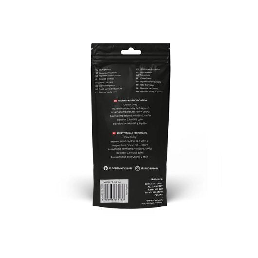 PASTA TERMICA SAVIO GLACIER 4G TG-04