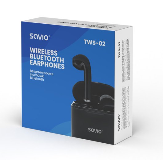 AURICULARES INALAMBRICOS BL 5.0 SAVIO TWS-02