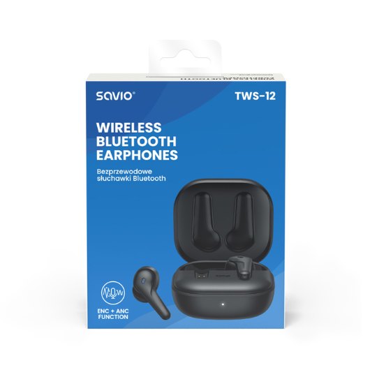 AURICULARES INALABRICOS BLUETOOTH 5.3 SAVIO TWS-12