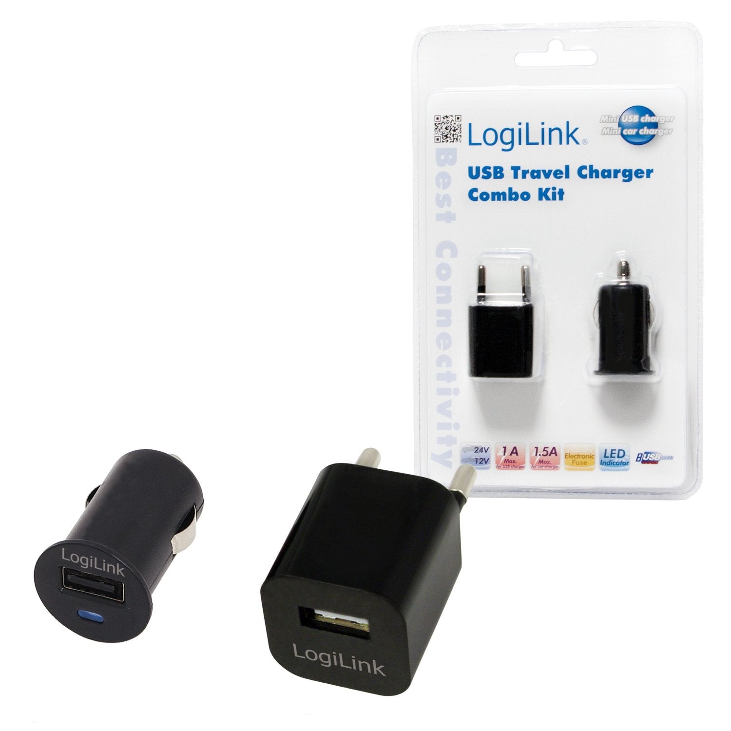 CARGADOR LOGILINK PA0076 PACK CASA+COCHE
