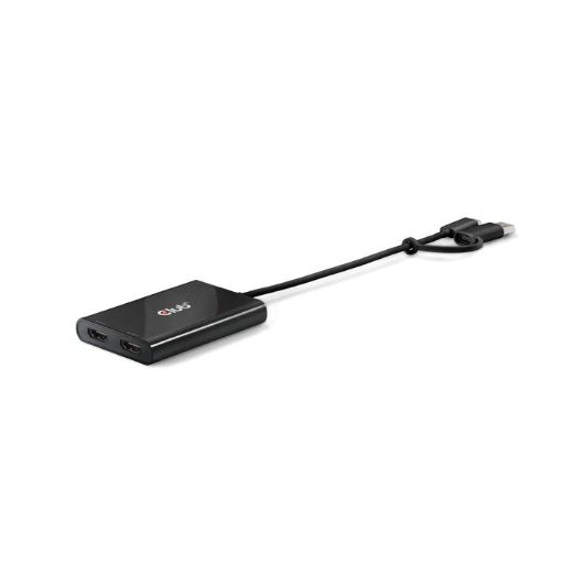 VIDEO SPLITTER CLUB3D USB-C A DUAL HDMI
