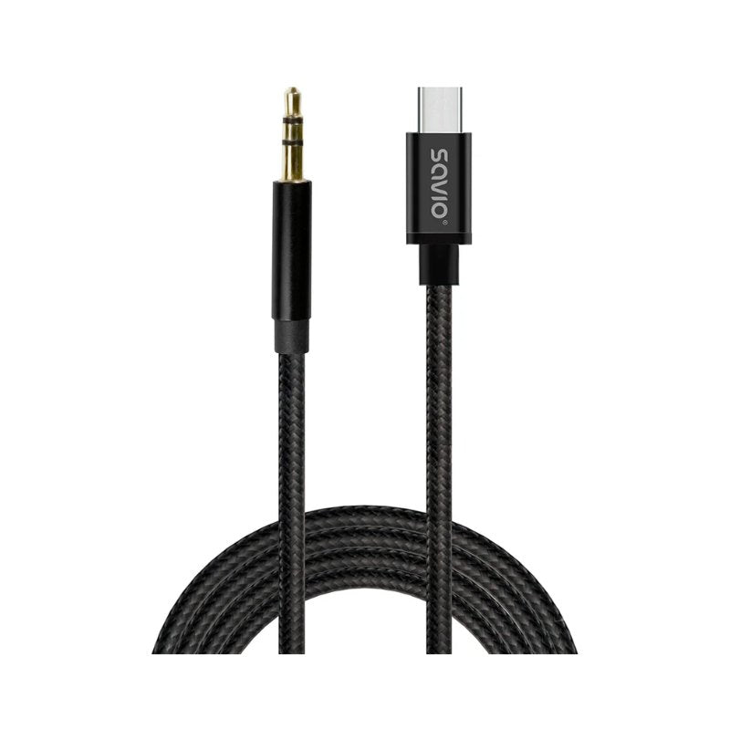 CABLE USB-C A MINI-JACK SAVIO CL-187 1M