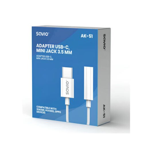 ADAPTADOR USB-C SAVIO AK-51