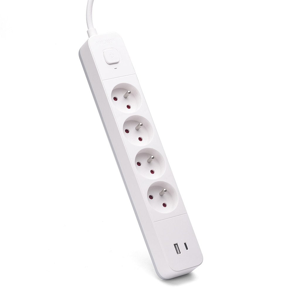 REGLETA DE 4 ENCHUFES + 2XUSB 1.5M SAVIO LZ-11