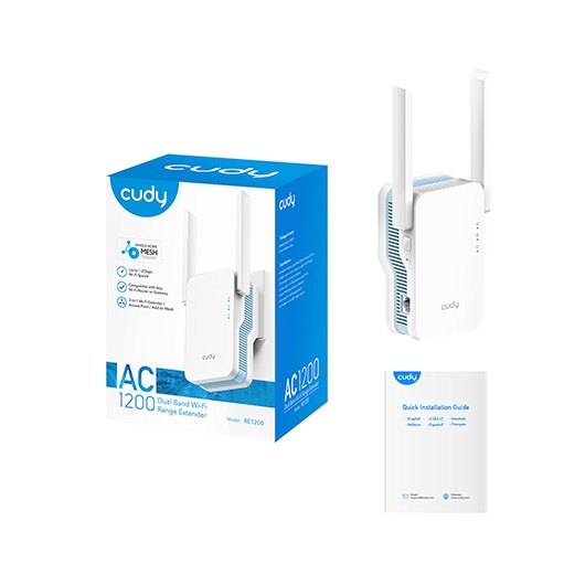WIRELESS LAN REPETIDOR CUDY RE1200 MESH