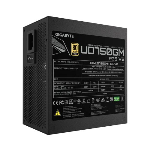 FUENTE DE ALIMENTACION ATX 750W GIGABYTE UD750GM PG5 V2