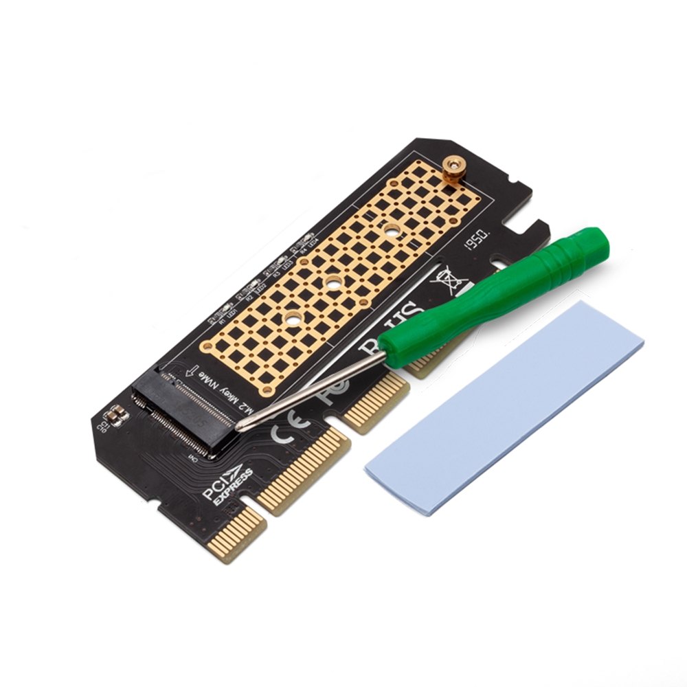 TARJETA ADAPTADORA SAVIO DE PCI-E A M2 NVME M-KEY