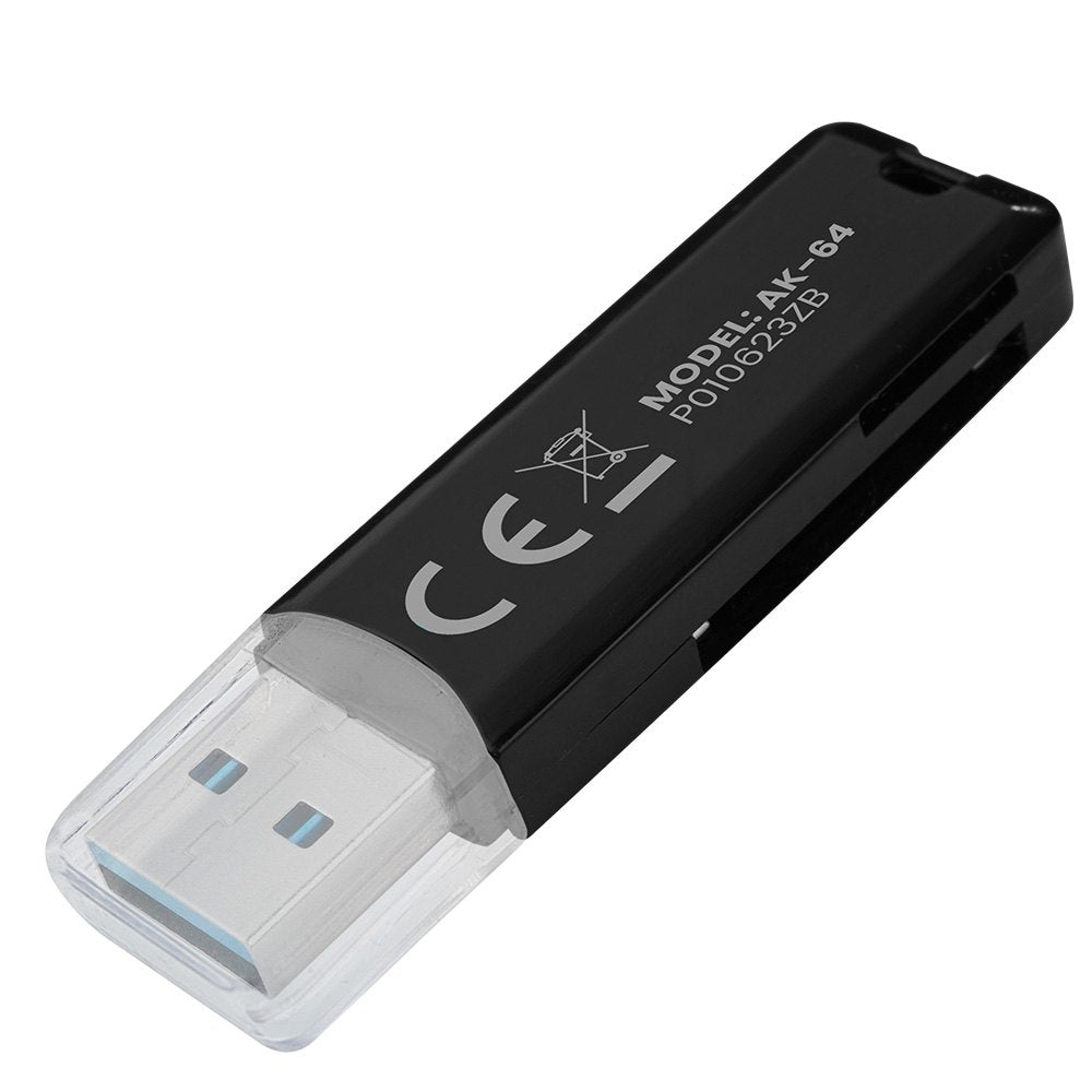 LECTOR DE TARJETAS SD - USB 3.0 NEGRO SAVIO AK-64