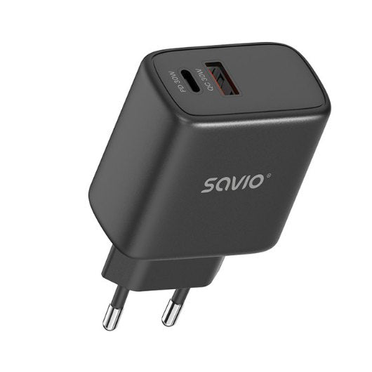 CARGADOR SAVIO LA-06 DUAL 30W USB 3.0