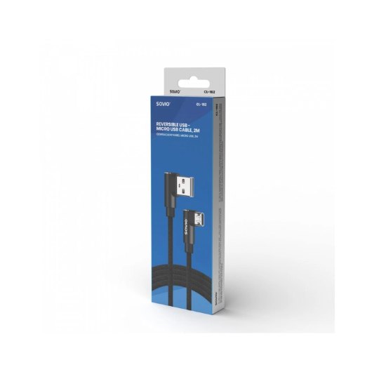 CABLE REVERSIBLE USB SAVIO MICRO A USB-A 1M CL-161