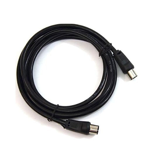 CABLE ANTENA PEPEGREEN NEGRO 1.8M M/H