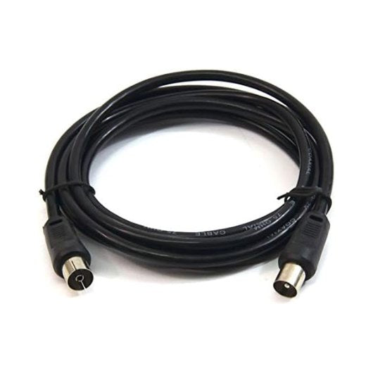 CABLE ANTENA PEPEGREEN NEGRO 1.8M M/H