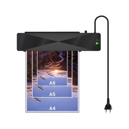 PLASTIFICADORA A4 SAVIO LR-01/B BLACK
