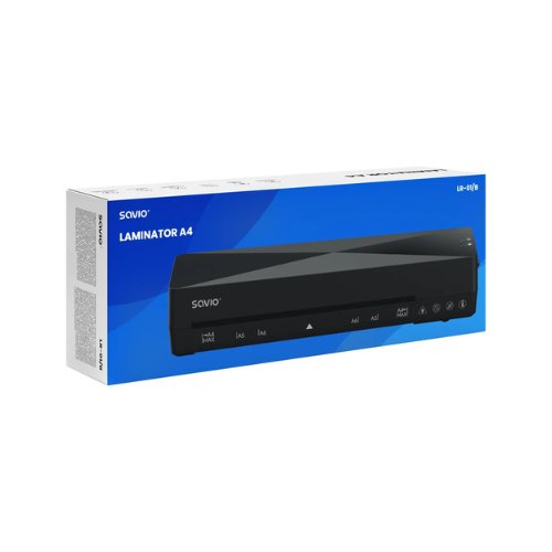 PLASTIFICADORA A4 SAVIO LR-01/B BLACK