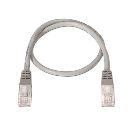 CABLE RED UTP CAT6 RJ45 AISENS 0.5M GRIS