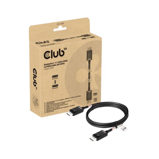 CABLE DP 2.1 A DP 2.1 CLUB3D M/M