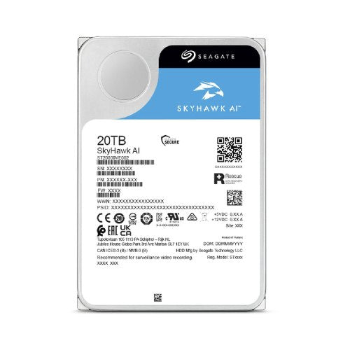 HD 3.5  20 TB SATA SEAGATE SKYHAWK AI