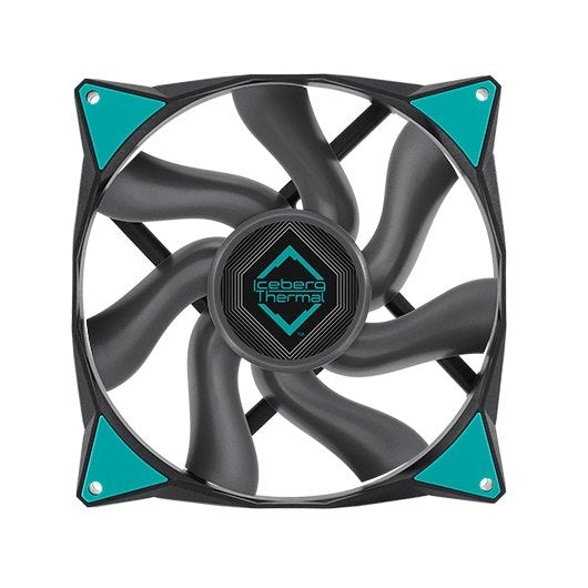 VENTILADOR 140X140 ICEBERG-THERMAL ICEGALE ARGB BLACK 2P