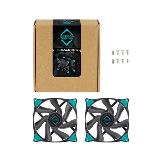 VENTILADOR 140X140 ICEBERG-THERMAL ICEGALE ARGB BLACK 2P