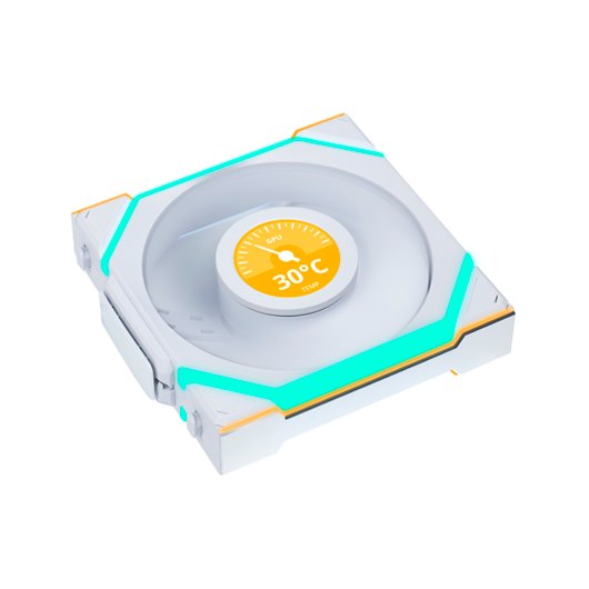 VENTILADOR 120X120 LIAN LI UNIFAN SL WIRELESS LCD WHITE