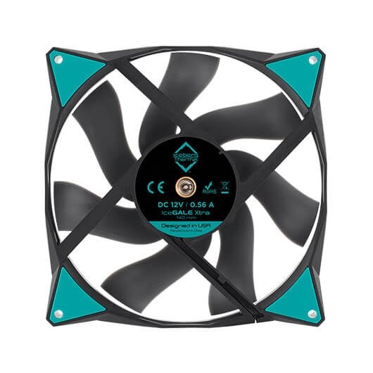 VENTILADOR 140X140 ICEBERG-THERMAL ICEGALE XTRA BLACK