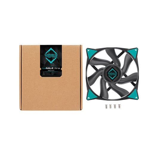 VENTILADOR 140X140 ICEBERG-THERMAL ICEGALE XTRA BLACK