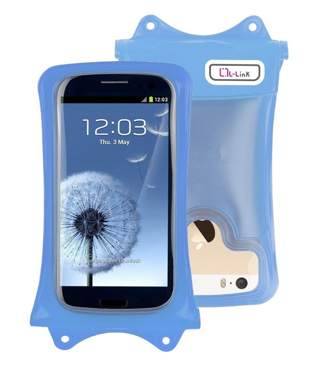FUNDA MOVIL L-LINK LL-AM-107  WATERPROOF AZUL