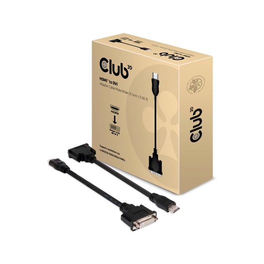 ADAPTADOR PASIVO HDMI A DVI-D CLUB3D M/H