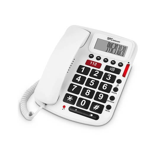 TELÉFONO FIJO SPC COMFORT VOLUME BLANCO