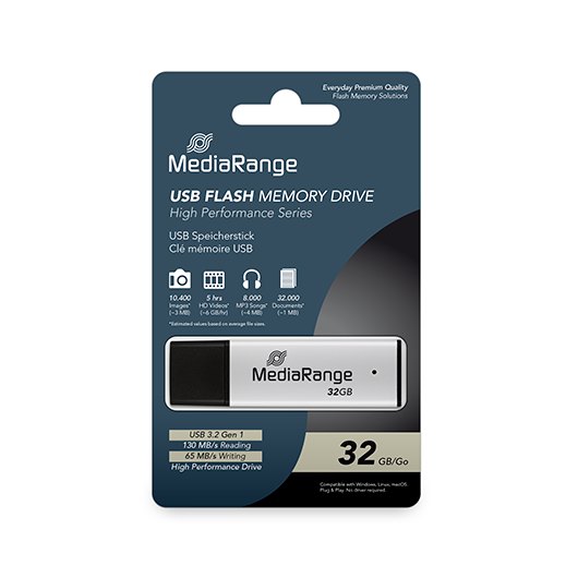 PENDRIVE 32GB USB 3.2 MEDIARANGE HIGH P.
