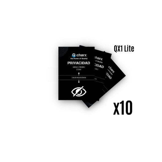LÁMINA HIDROGEL QCHARX  FILTRO PRIVACIDAD