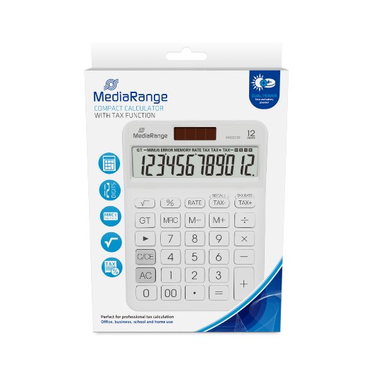 CALCULADORA MEDIARANGE LCD 12 DIGIT